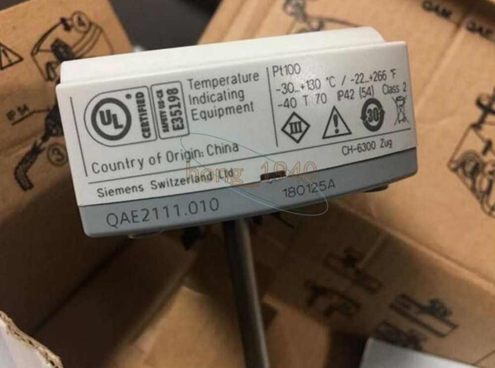 1PCS SIEMENS QAE2111.010 Immersion Temperature Sensor NEW