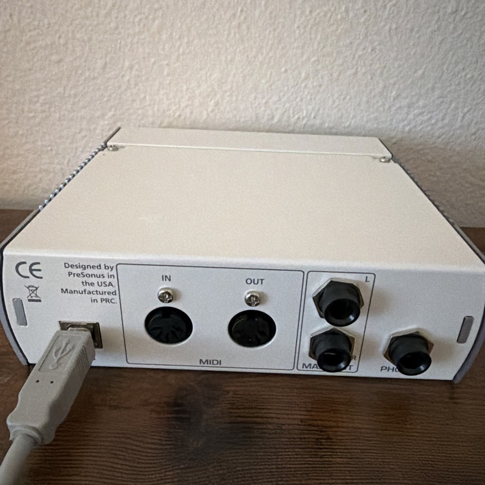 PreSonus AudioBox USB Audio Interface – Used, Good Condition (USB Cable Only)