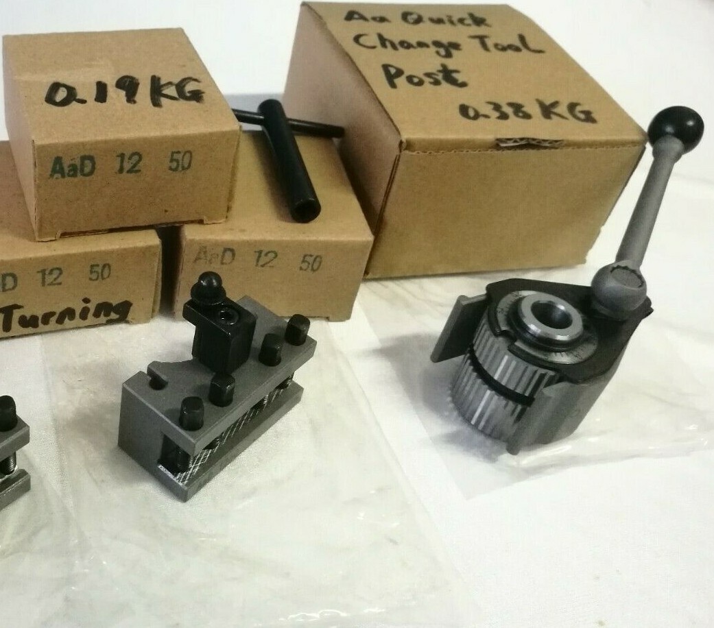 Lathe Multifix AA Quick Change Tool Post and 3 PCS Turning Tool holder AaD1250