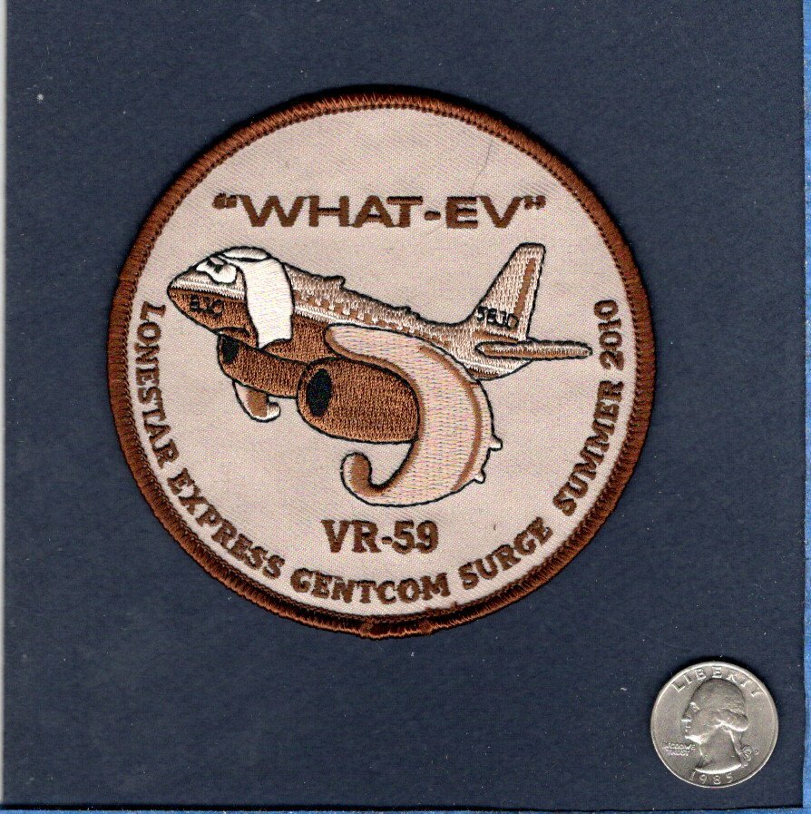 VR-59 Lonestar Express  CENTCOM DET US NAVY Boeing C-40 Clipper Squadron Patch