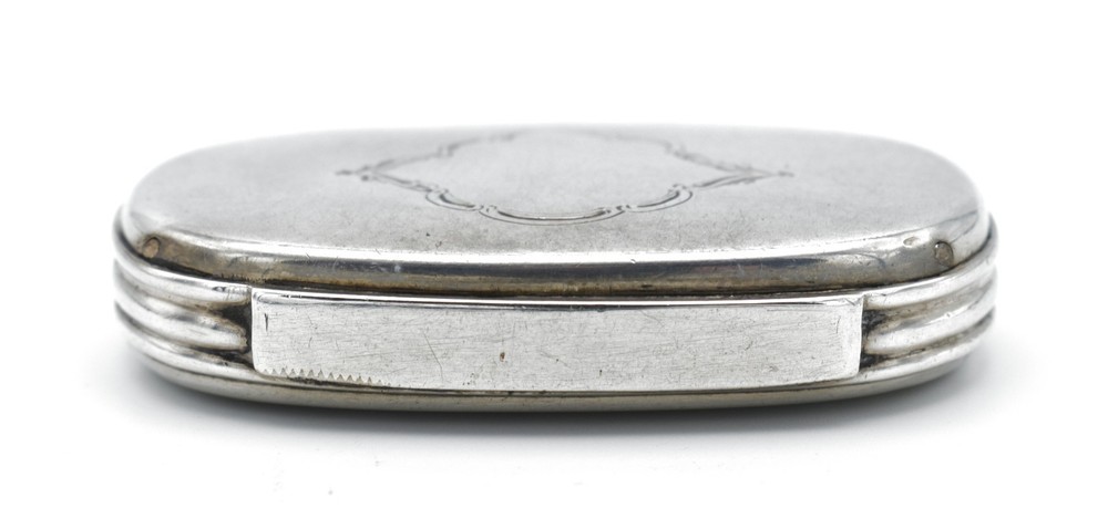 Antique Victorian Solid Silver Snuff Box George Unite 1880