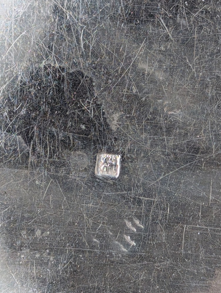 1867 Dutch large Solid Silver patterned Case by Voorschoten 13cms by 7.5 cms