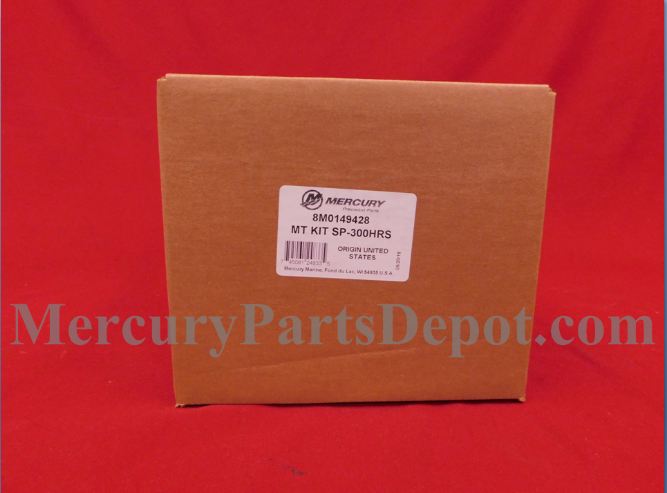 Mercury Maintenance Kit 300 Hour L6 Verado 200-400HP >2B144123 Part # 8M0149428