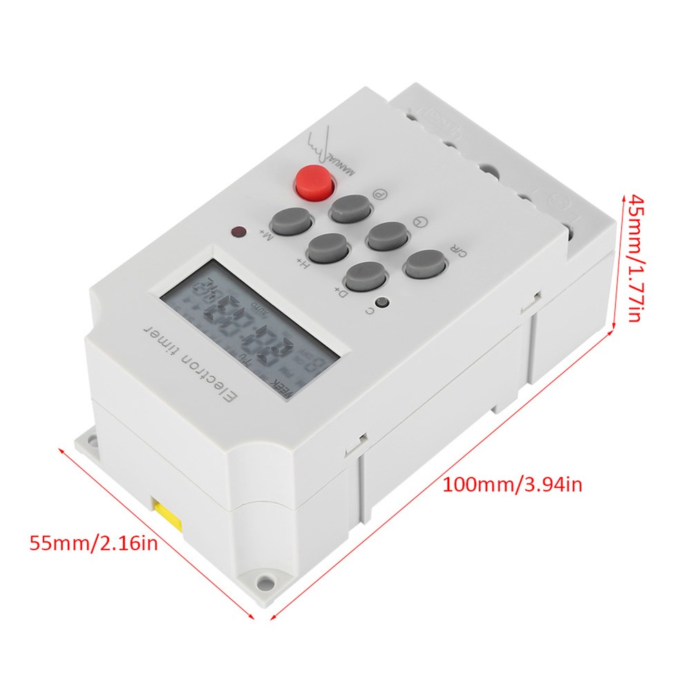 AC-DC 24V 30A Digital Timer Switch Programmable Electronic Time Control Switch