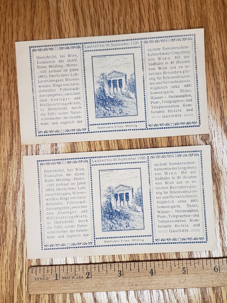 2 1920 Australia Emergency notes