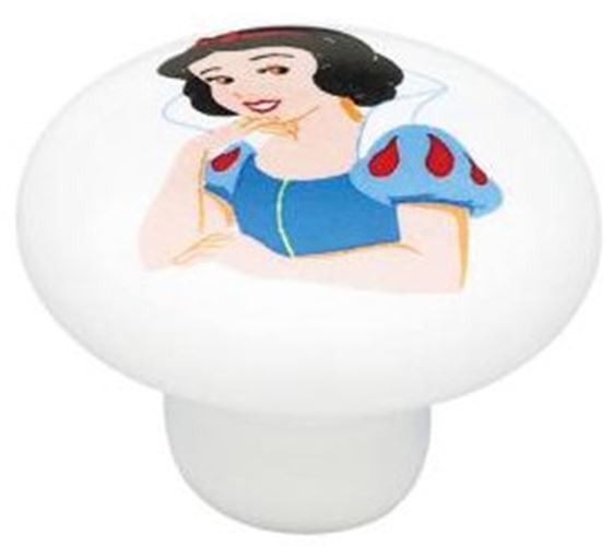 1-1/2" Ceramic Knob Snow White