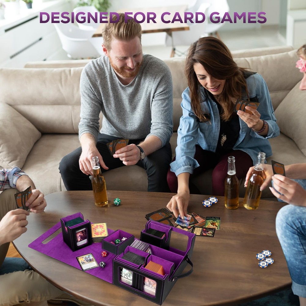 Trading Card Storage Box for MTG, MTG commander deck box，Multi-purpose Deck C...