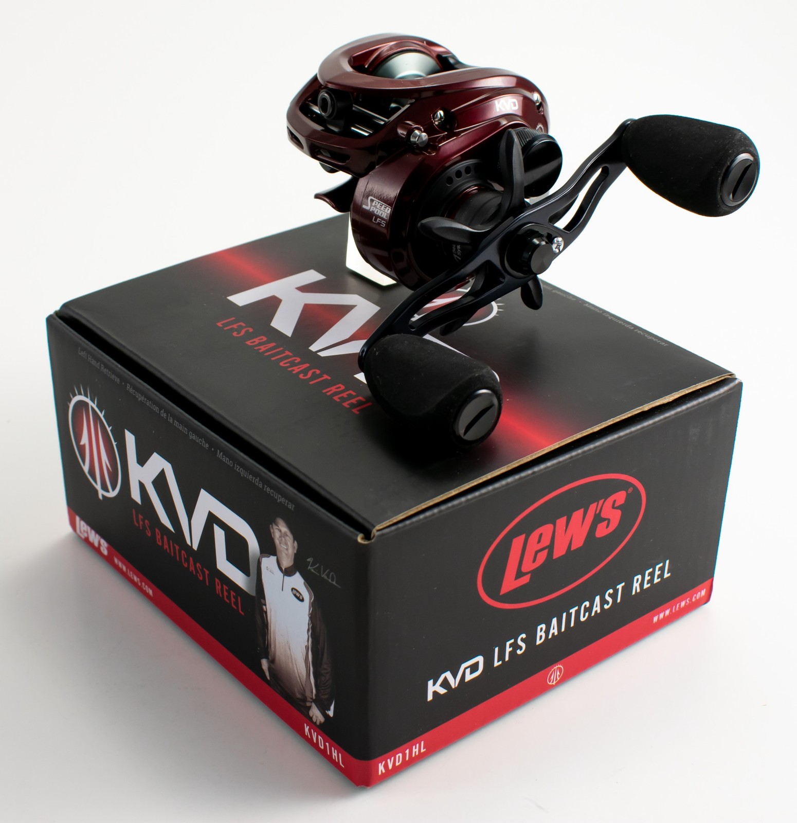 LEW'S KVD LFS KVD1HL 6.2:1 GEAR RATIO LEFT HAND BAITCAST REEL