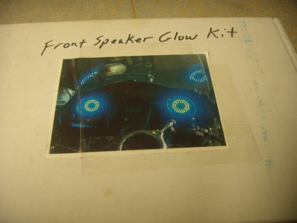 Front Speaker Blue Glow Kit