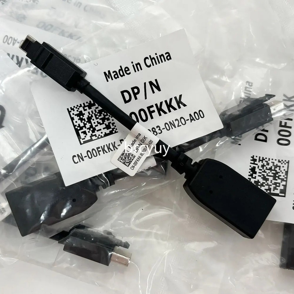 For Dell 00FKKK Thunderbolt 2 small DP to large DP interface conversion cable