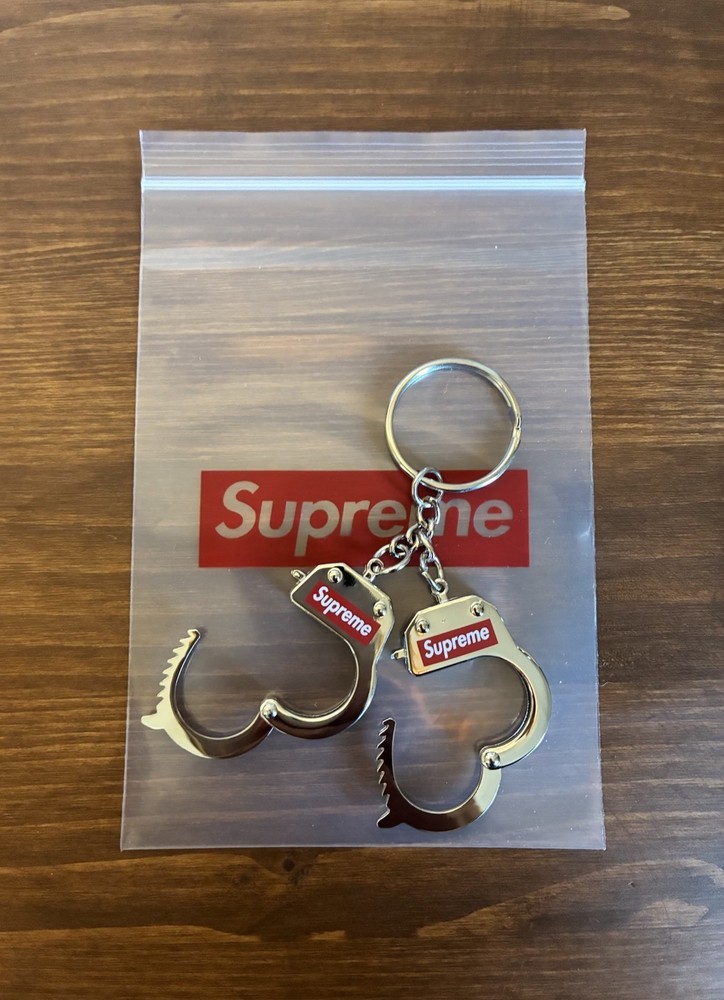 Supreme Handcuff Keychain – Brand New!