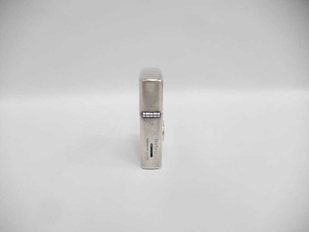 BURBERRY Gas Lighter Silver without box
