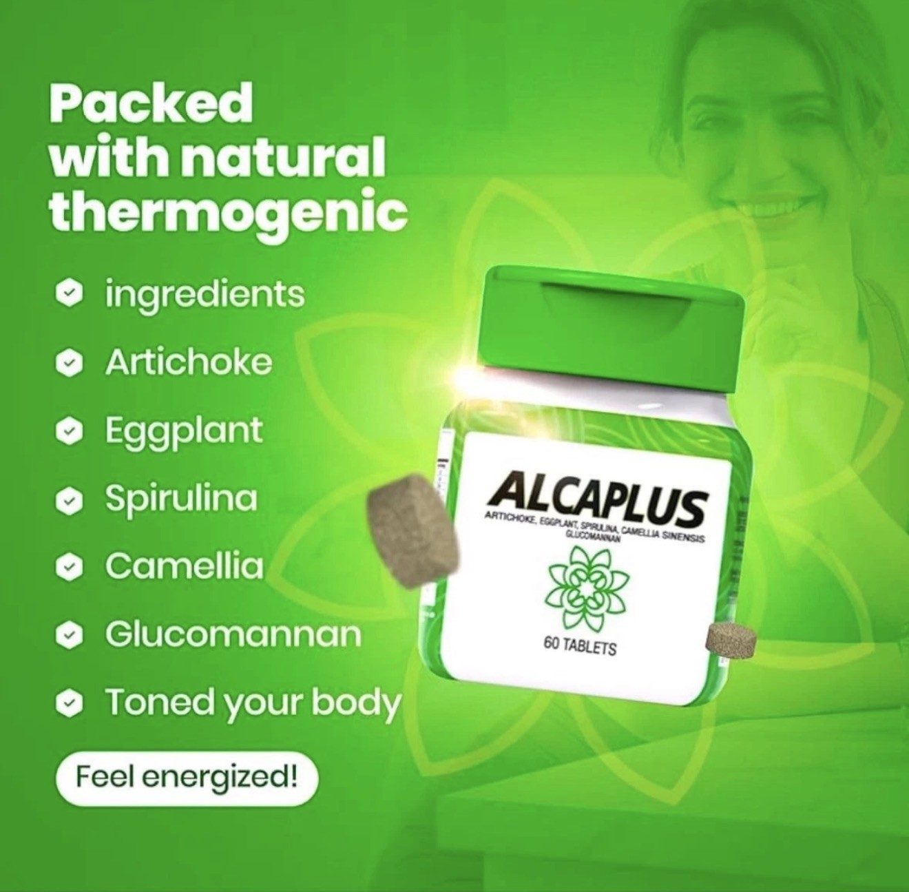 ALCAPLUS / NATURAL DETOX FOR MEN & WOMEN /ADELGAZANTE