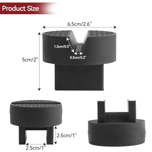 Unique Design Universal Car Jack Stand Support Pad Floor Round Shape 2Pcs