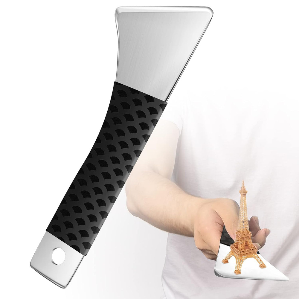 Professional 3D Printer Tool, Upgraded Metal 3D Printer Removal Spatula with Com