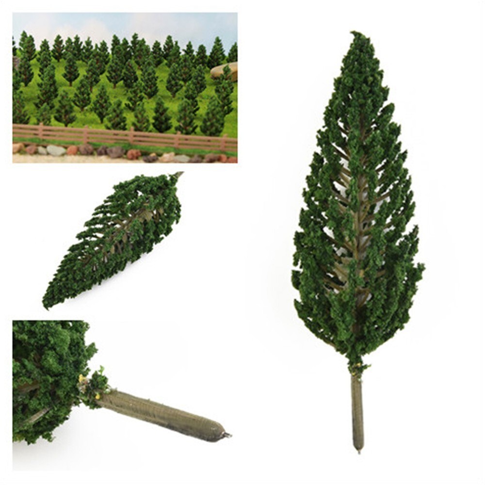 100Pcs Model Trees 38MM Model Pine Trees N Scale Train Railroad Landscape Layout