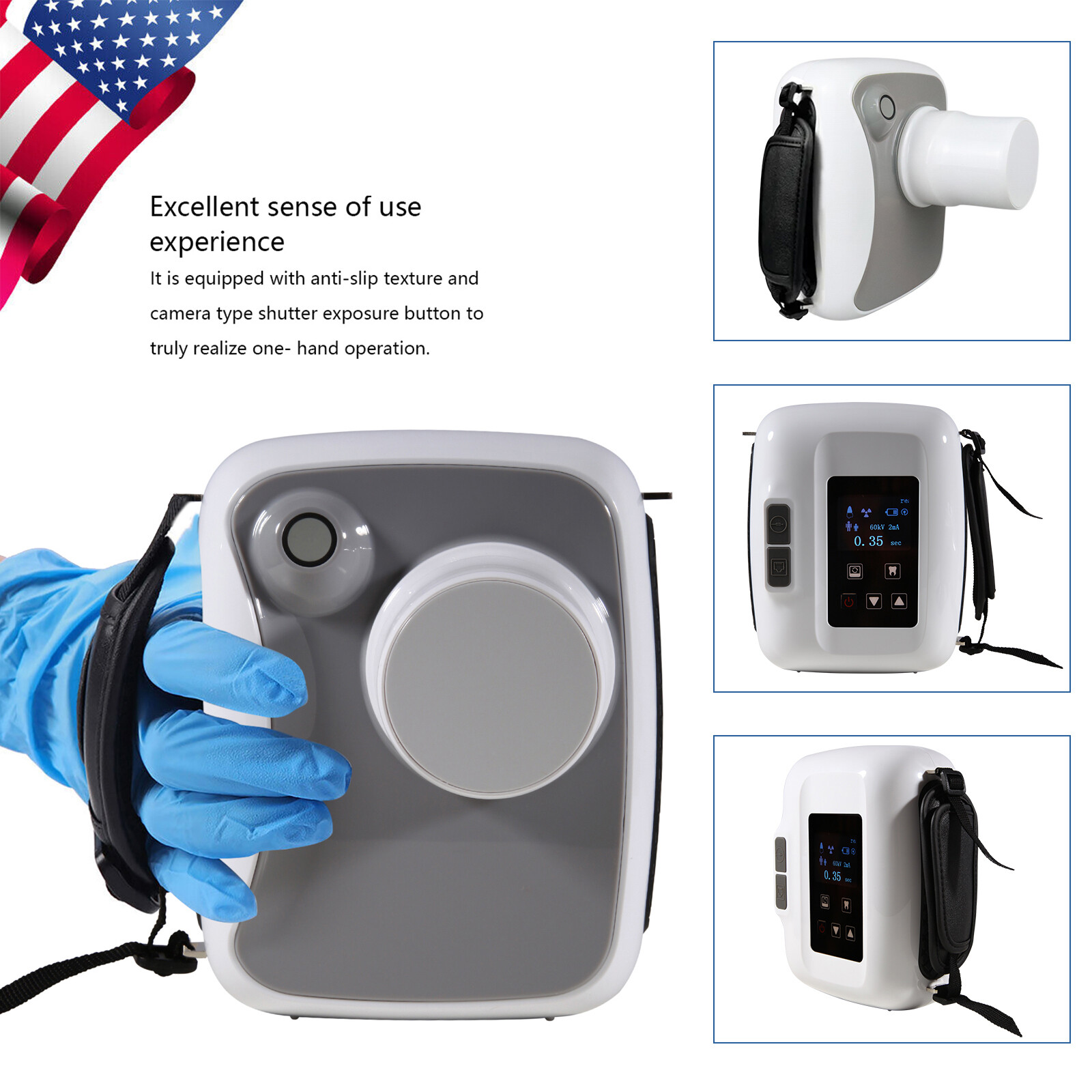 Dental Digital X-Ray Machine Xray Unit + Imaging System RVG X-Ray Sensor Size 1