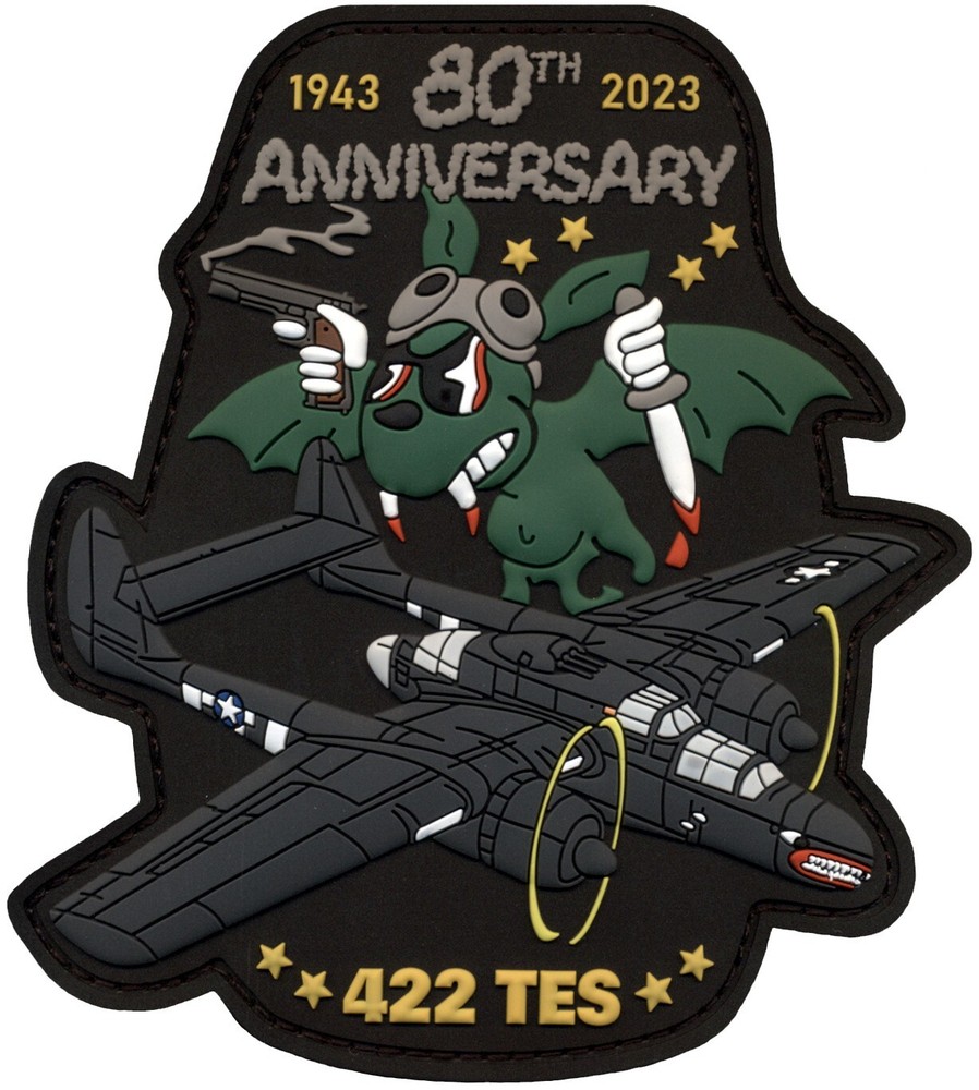 USAF 422d TEST & EVALUATION SQUADRON – 80th ANNIVERSARY 2023 PATCH