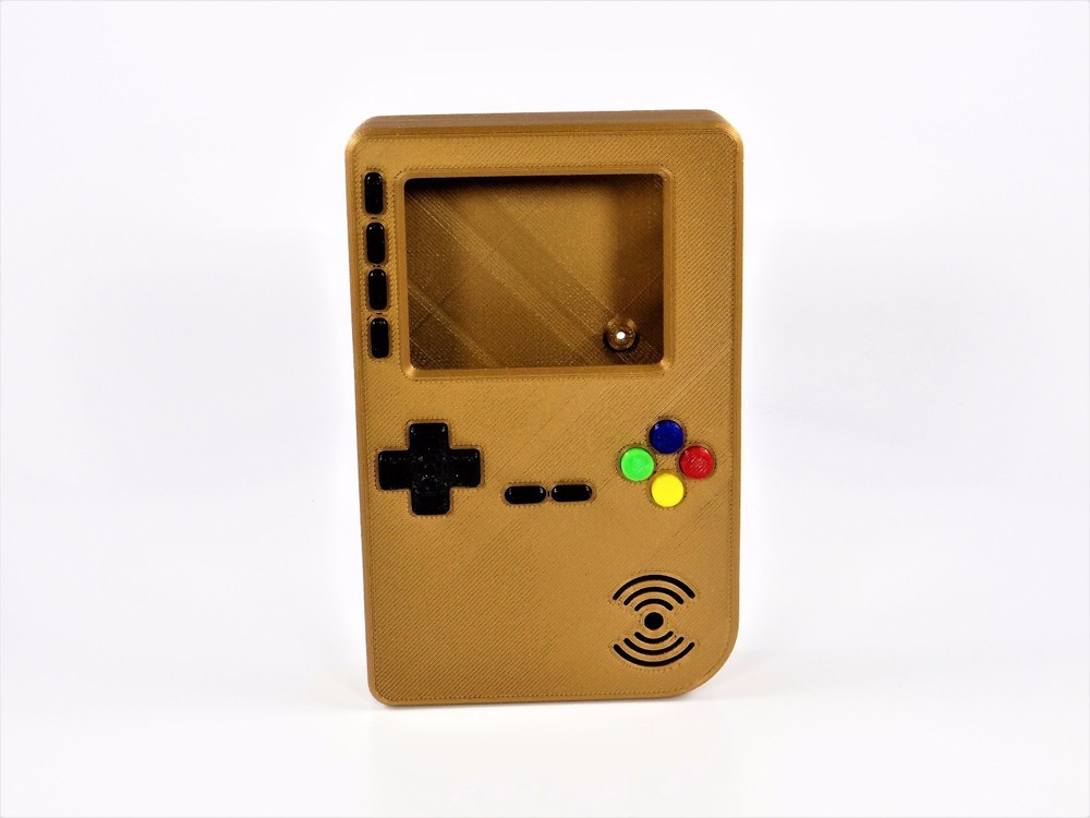 PiGRRL 2 COPPER Game Boy Case with Buttons & Screws for Raspberry Pi 2/3