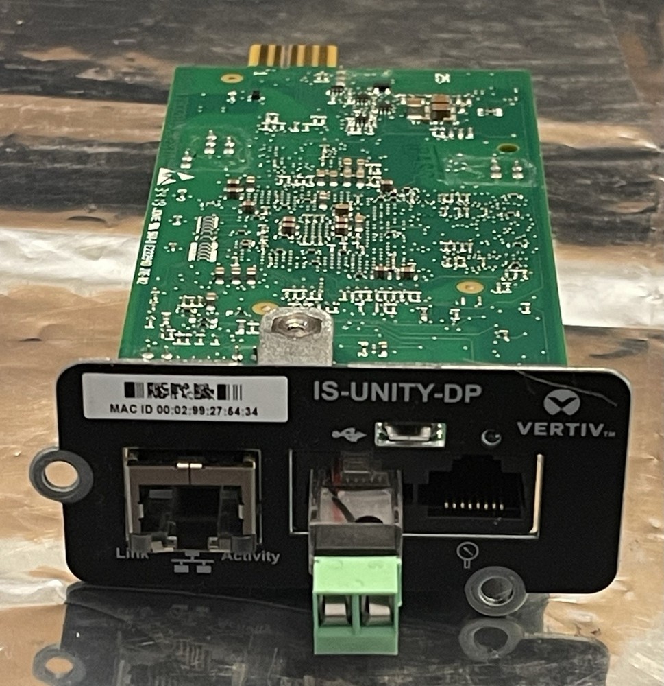 Vertiv Liebert IS-UNITY-DP Communications Network Card