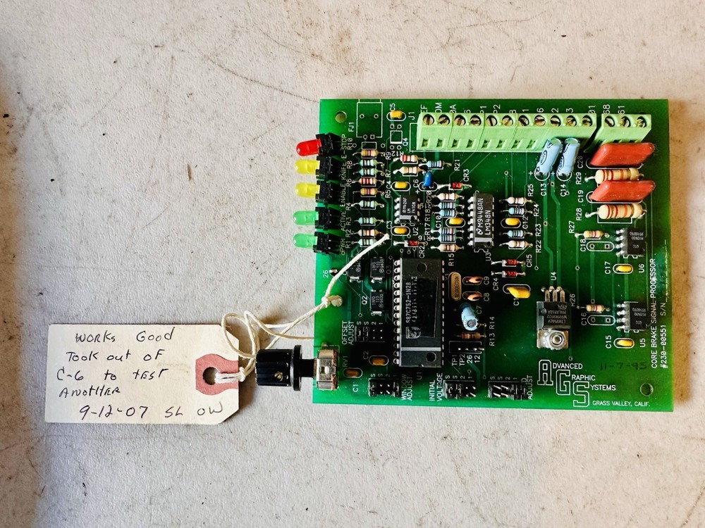 AGS Sig Processor Board 230-00551