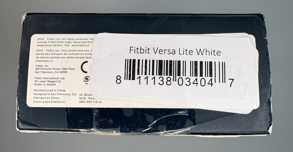 Fitbit Versa Smart Watch Lite Edition - white Open Box (Read)