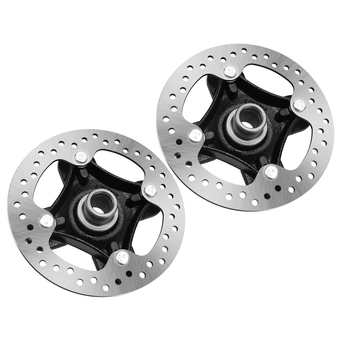 2 Front/Rear Wheel Hubs Rotor Bearing Studs for Polaris RZR XP 4 1000 2014-2023