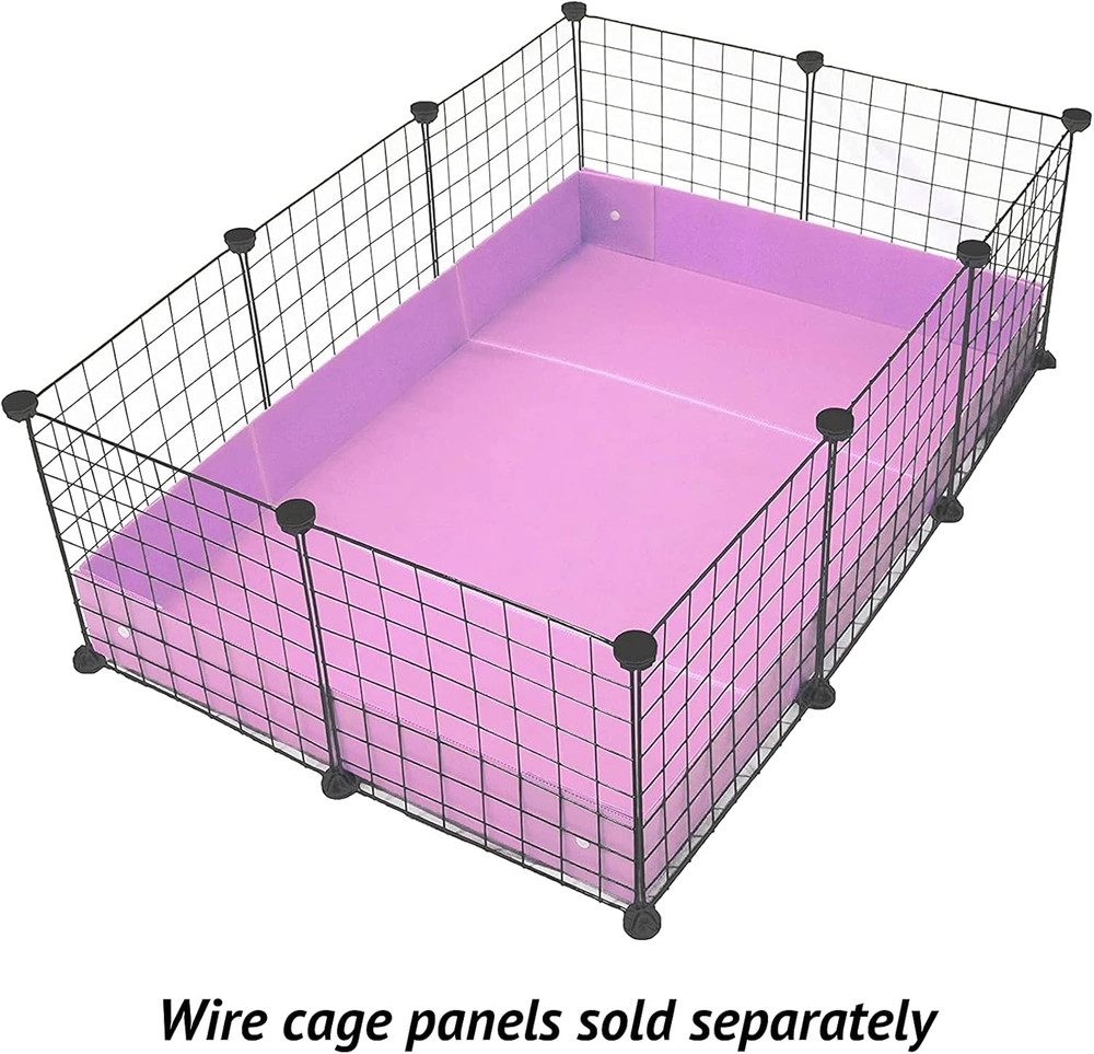 Guinea Pig Corrugated Plastic Cage Liners - 2 X 3 Panel Size - Purple