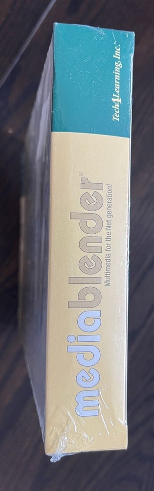 Media Blender Multimedia For The Next Generation Tech4Learning NEW SEALED 2003
