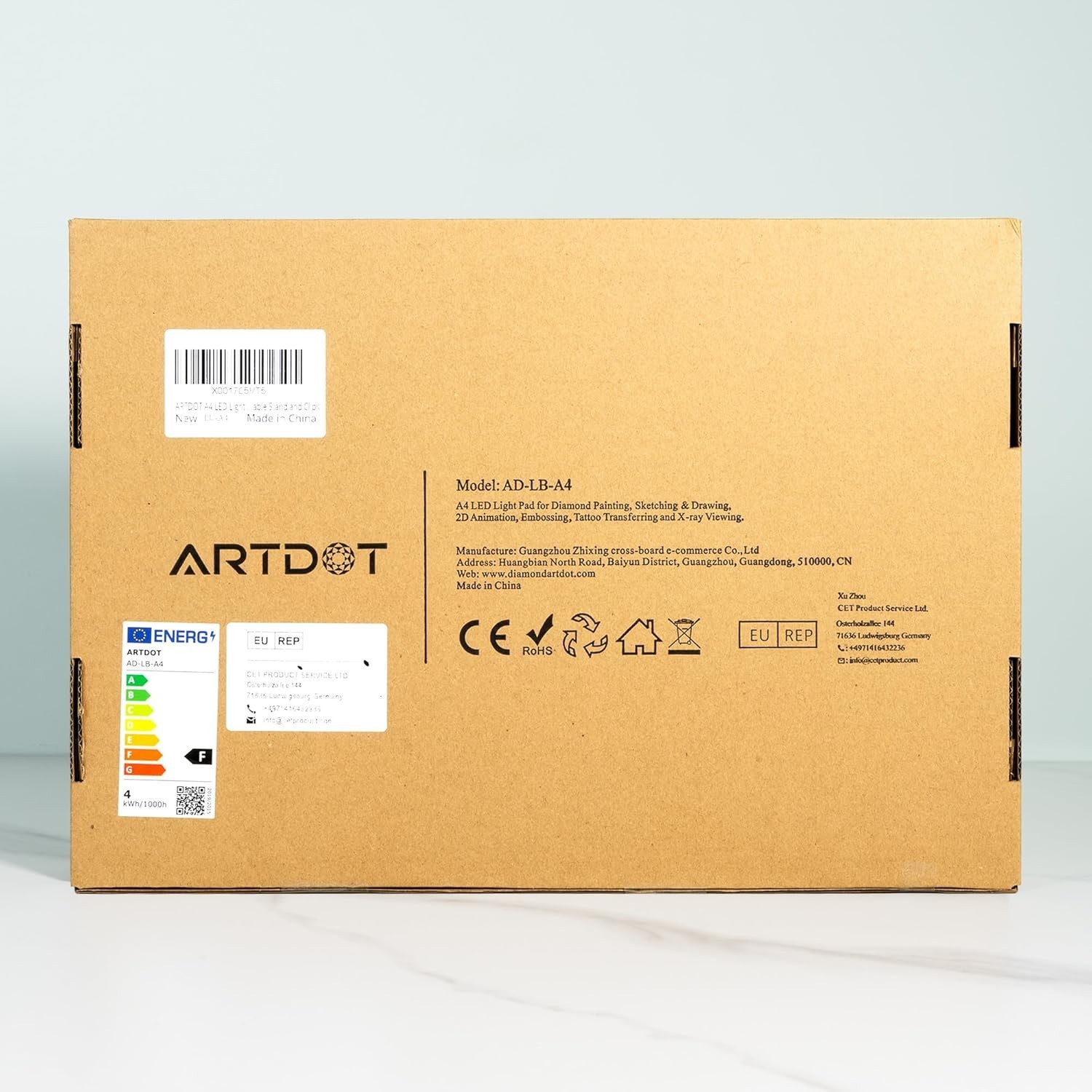 LED Light Pad for Diamond Painting Kits Art Light Board with Adjustable Brigh...