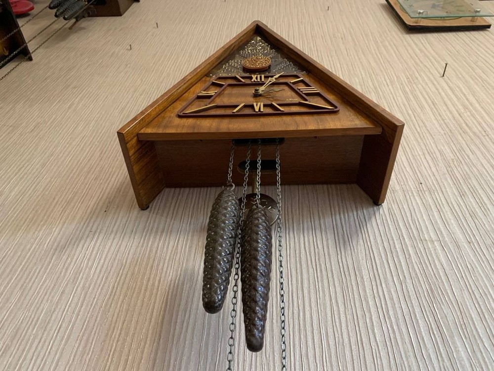 Soviet Vintage Cuckoo clock, USSR clock, Soviet working clock, Mechanical clock