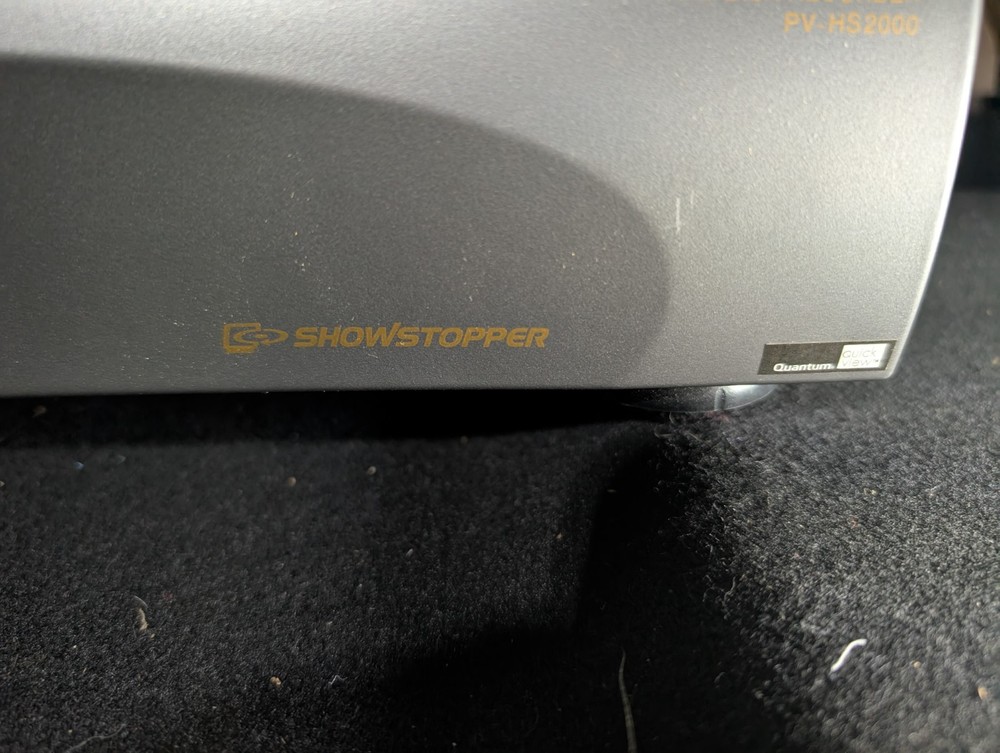 2000 PANASONIC PV-HS2000 SHOWSTOPPER RECORDER