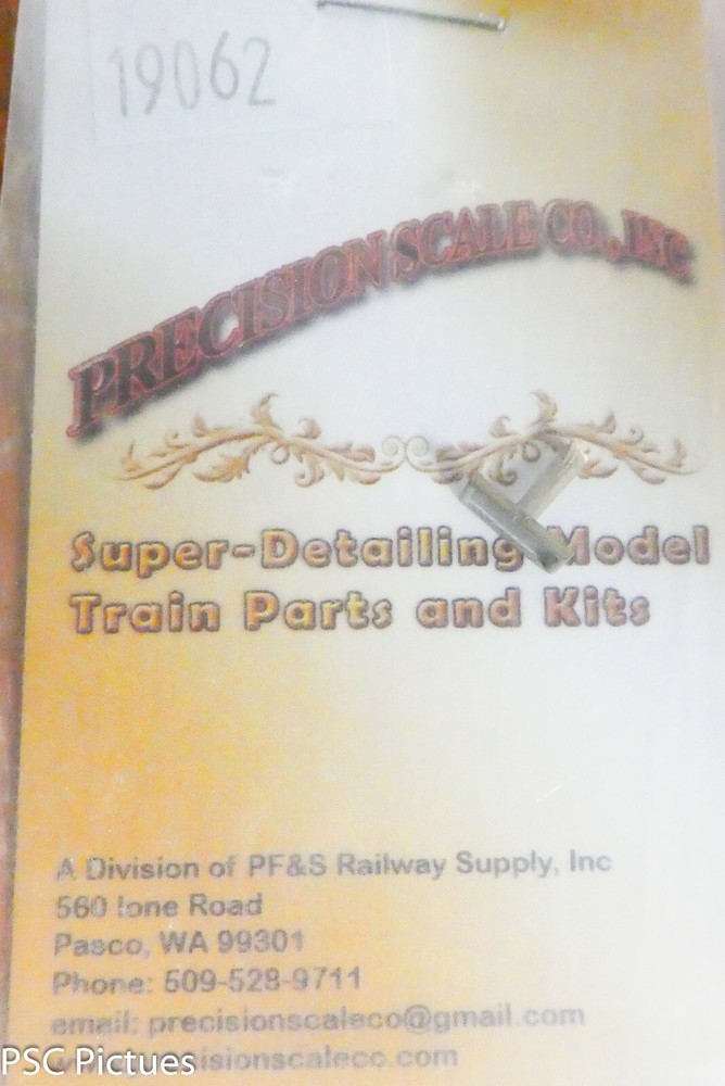 Precision Scale S #19062 Plate, Rectangular Number, D&RGW (Brass)