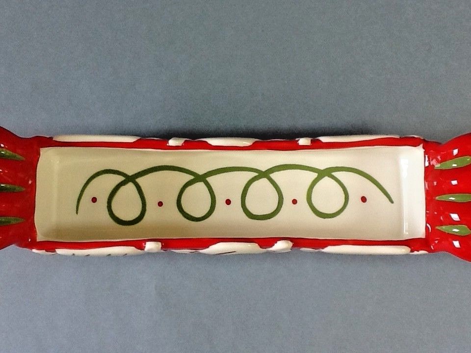 A Nice Dantes Design Ceramic Holiday Candy Tray