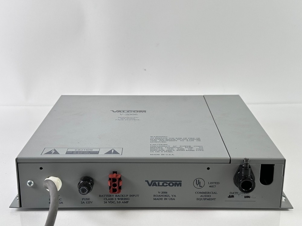 Valcom V-2006 Intergrated Six Zone Page Control