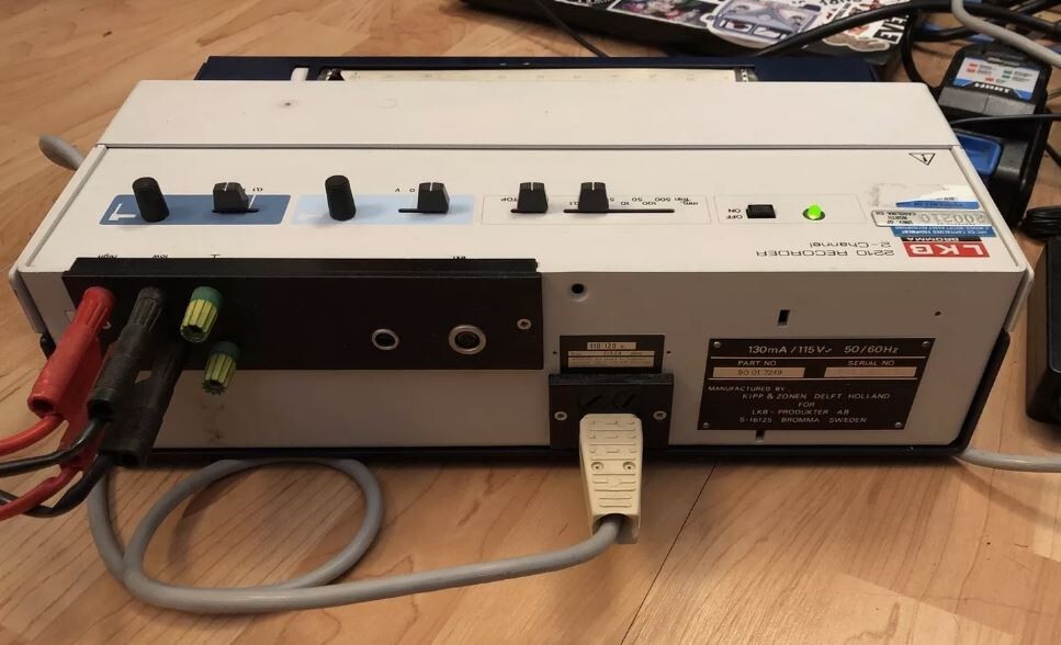 LKB Bromma 2210 2-Channel Chart Recorder Linear Tested!