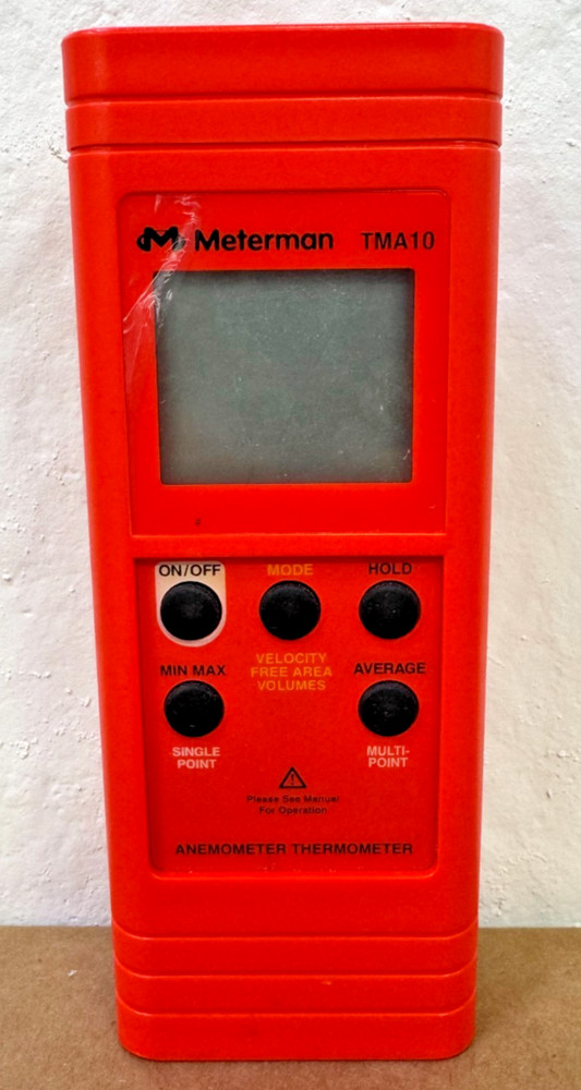 METERMAN ANEMOMETER THERMOMETER TMA10 - USED WITH BOX