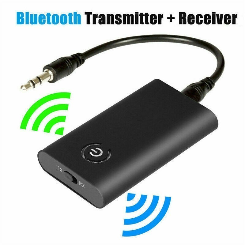2 In 1 Bluetooth 5.0 Transmitter Receiver Wireless Audio 3.5mm Aux Adapter