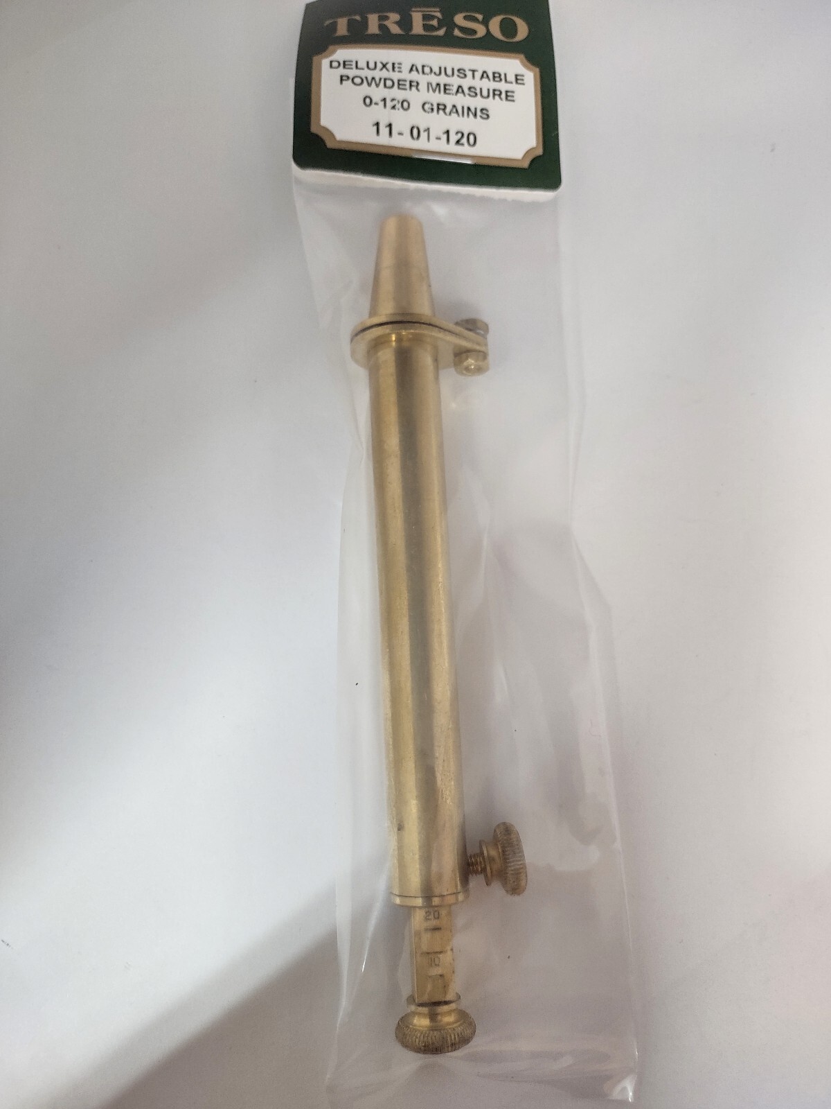 Treso Black Powder Std. Deluxe Adjustable Measure 0 to 120 Grains Swivel Funnel