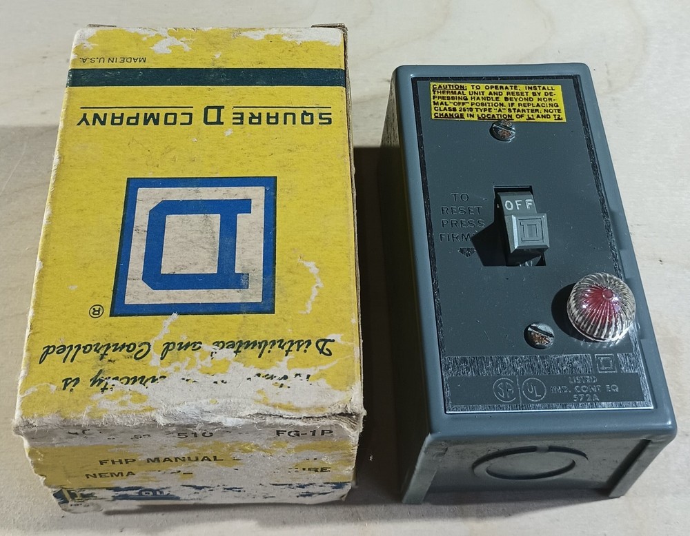 Square D 2510FG1 Manual Starter