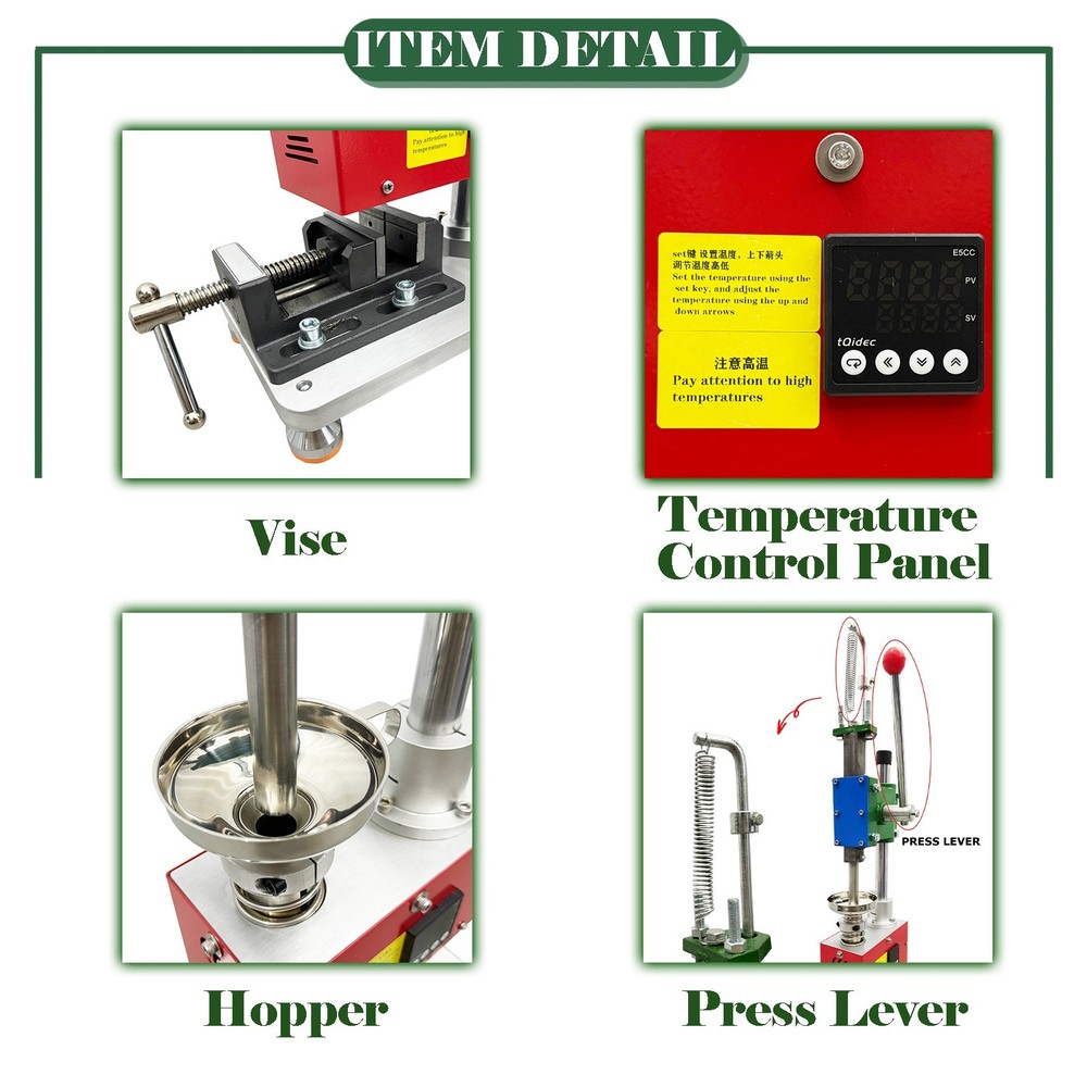 110V Lab Vertical Plastic Injection Machine Plastic Sample Molding Machine 1-20g