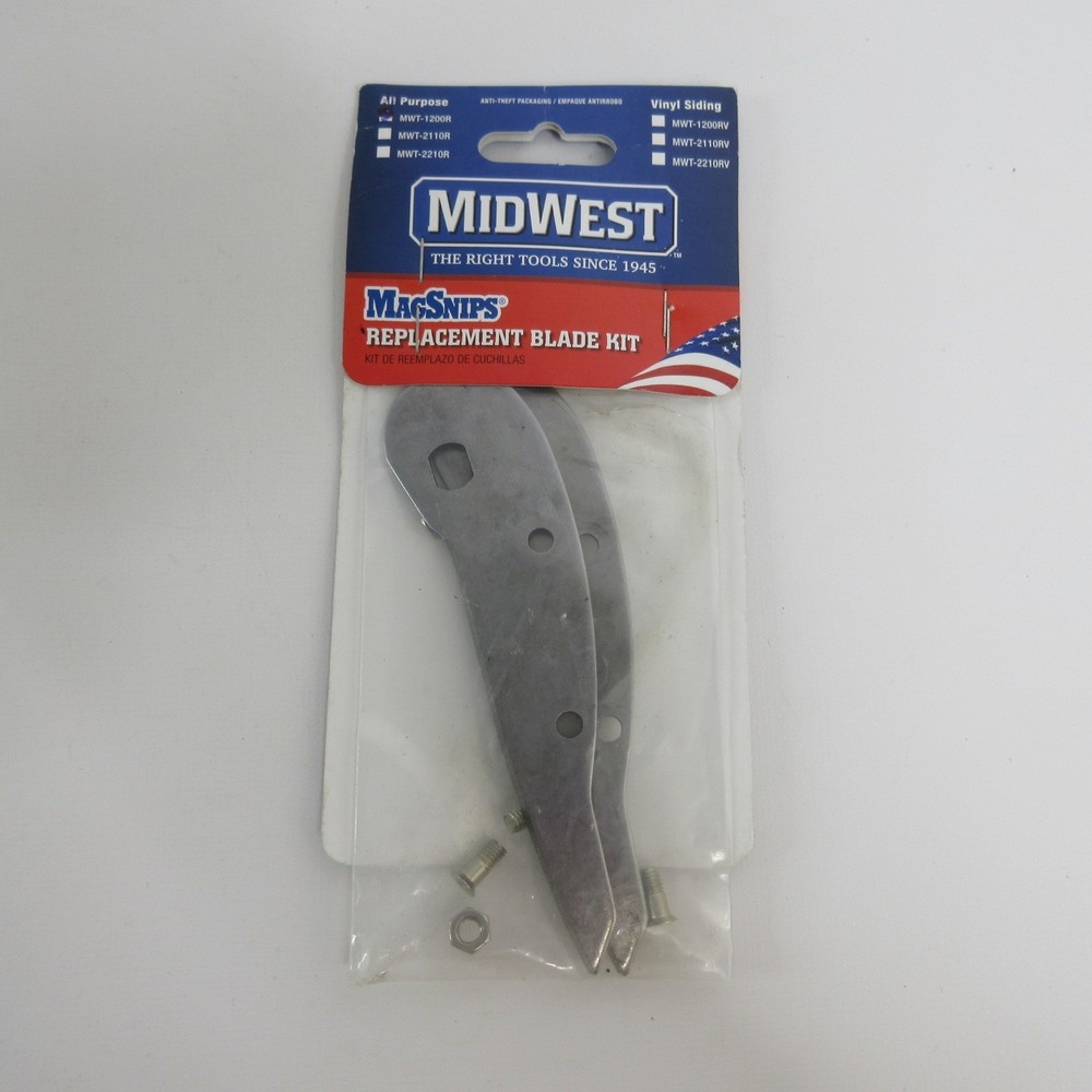 MIDWEST MagSnips Replacement Blade Kit MWT-1200R NEW