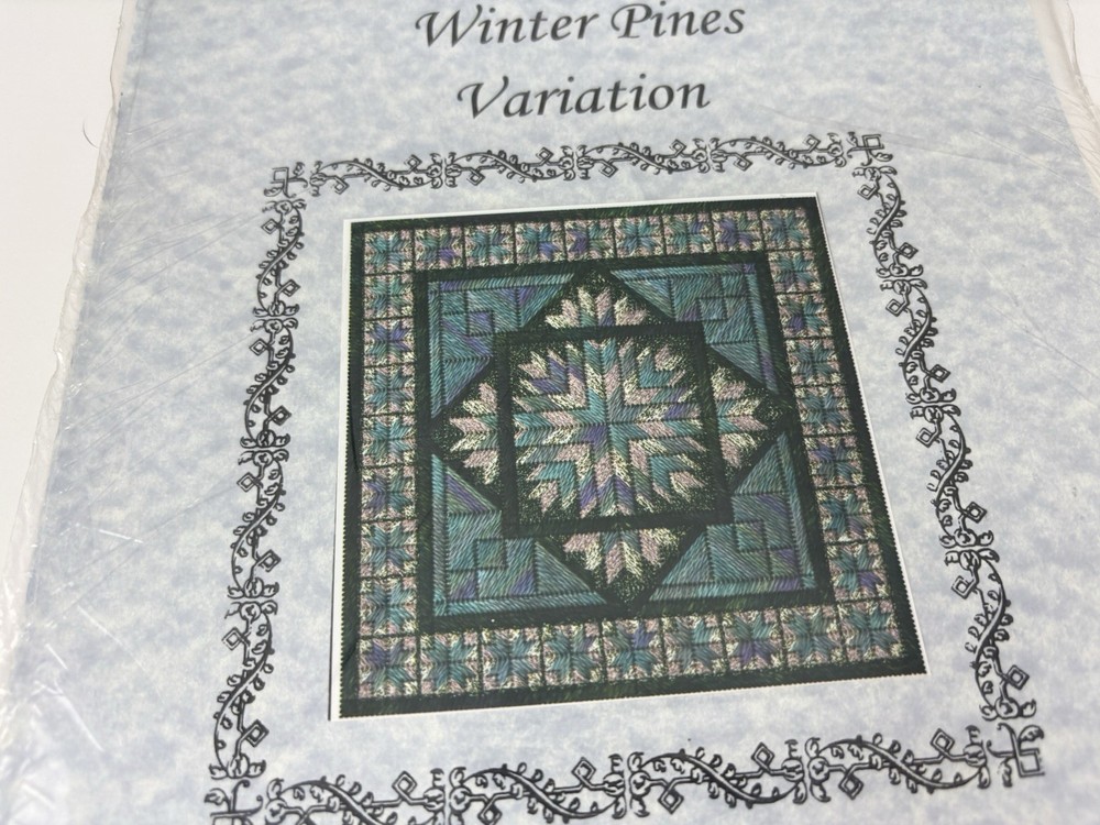 From Nancy’s Needle Winter Pines Variation Needlepoint Pattern 1S