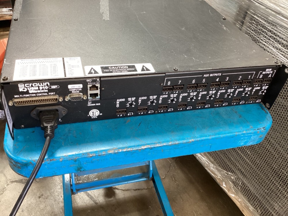 Crown USM 810 Digital Processor Mixer * Works, Updated