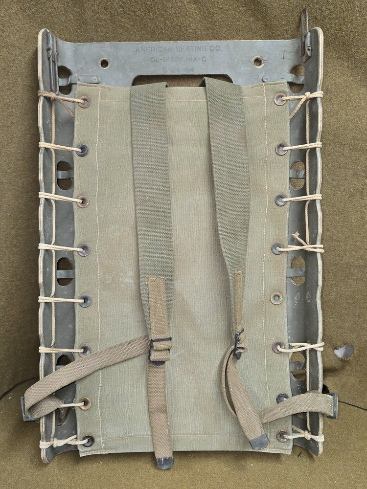 WWII 2nd Pattern Packboard by American Seating Company Dated 1944