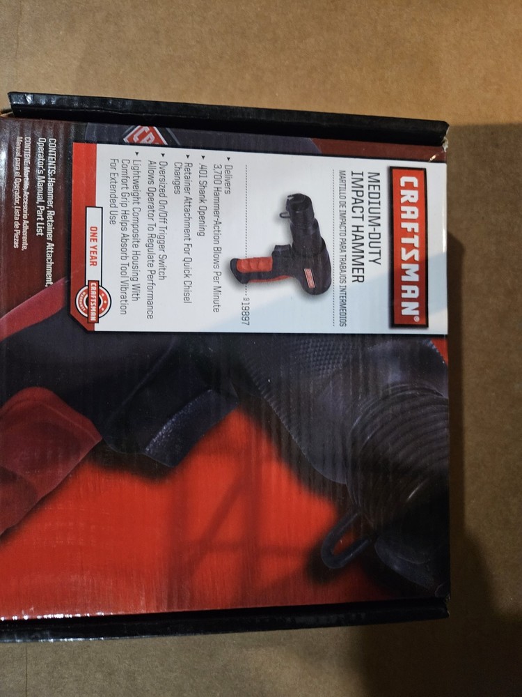 Medium Duty Impact Hammer Craftsman Pneumatic