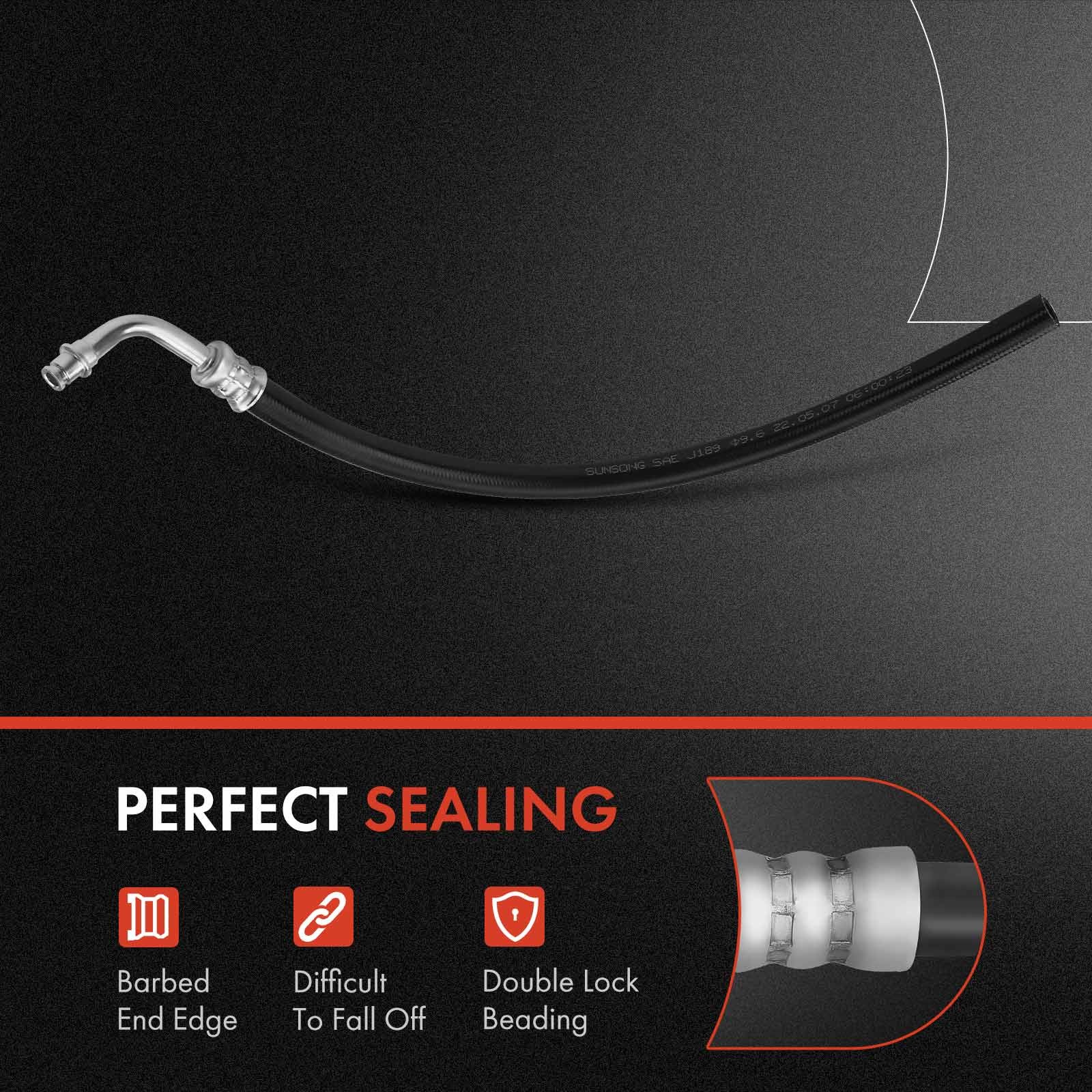 A-Premium 2x Power Steering Pressure & Return Line Hose for Hummer H3 06-10 H3T