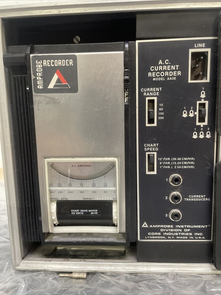 AMPROBE AA3E AC Current Recorder, 115V ***No Line Adapter***