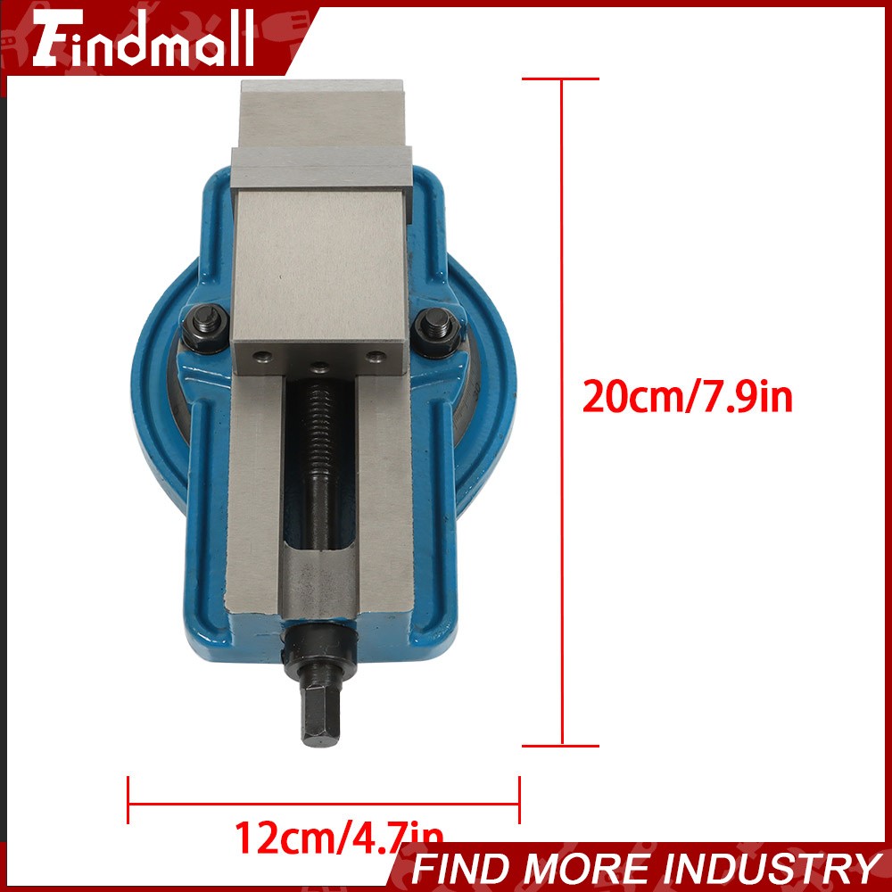 Durable Lock Down Bench Vise Precision Milling Vice Flat Nose Pliers 2"