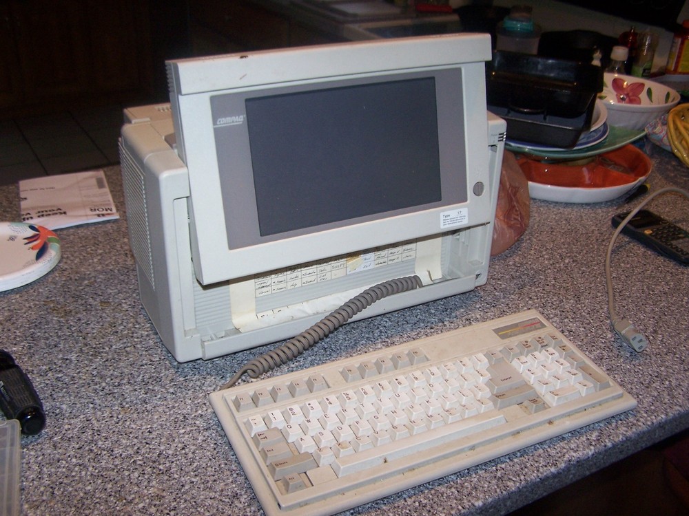 Compaq Portable III With Red Plasma Display *Likely needs New HDD*